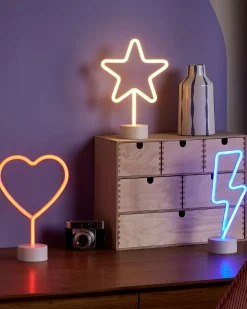 Zestaw 3 neonów LED FLORETTA Kolorowy