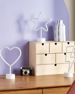 Zestaw 3 neonów LED FLORETTA Kolorowy
