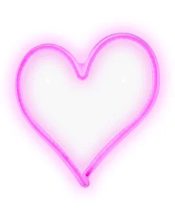 Zestaw 3 neonów LED SUSIE Różowy