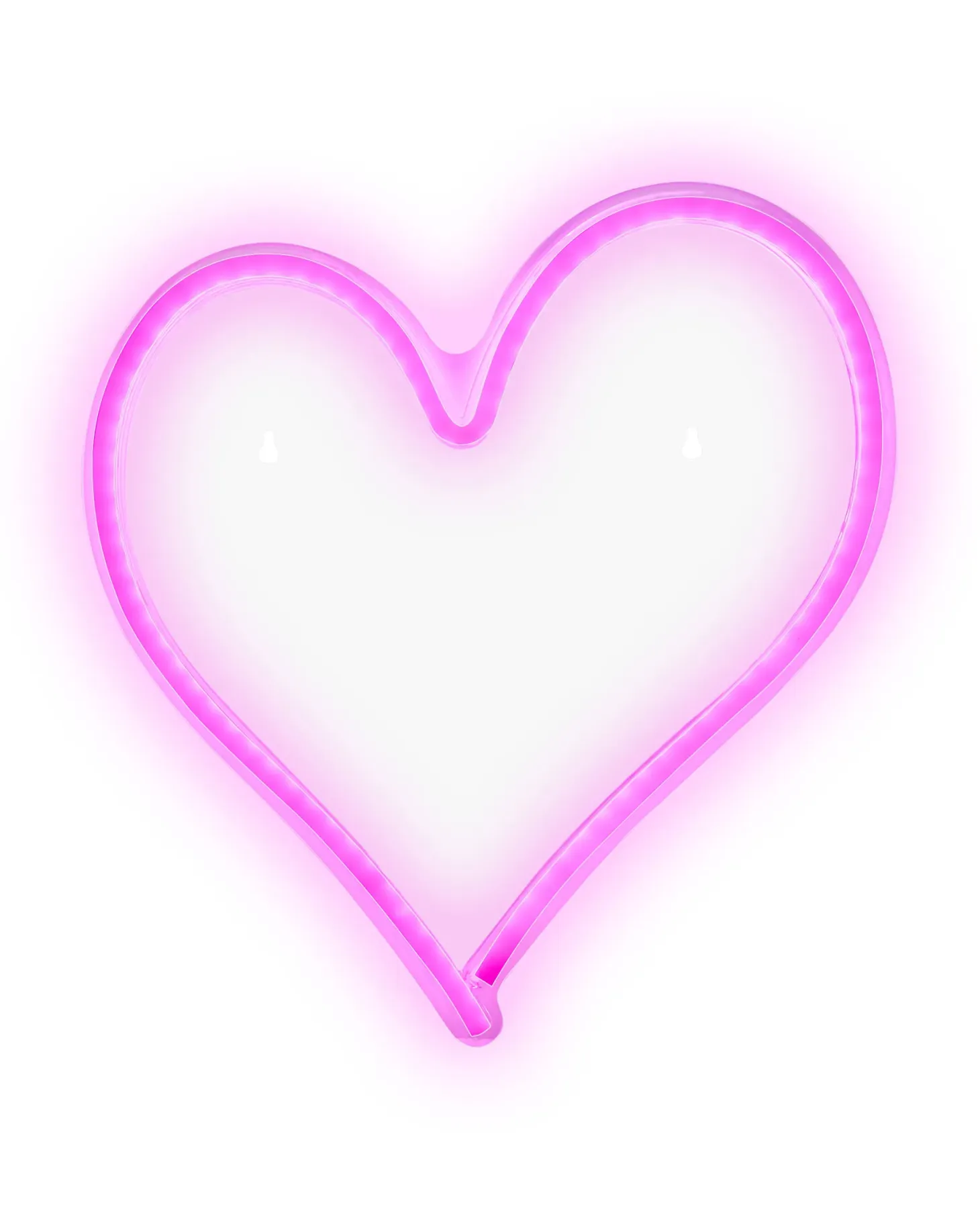 Zestaw 3 neonów LED SUSIE Różowy