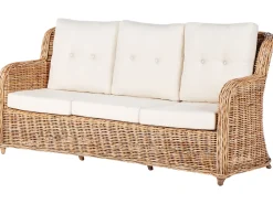 Zestaw ogrodowy dla 5 osób ALESSANO Naturalny Rattan