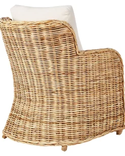 Zestaw ogrodowy dla 5 osób ALESSANO Naturalny Rattan