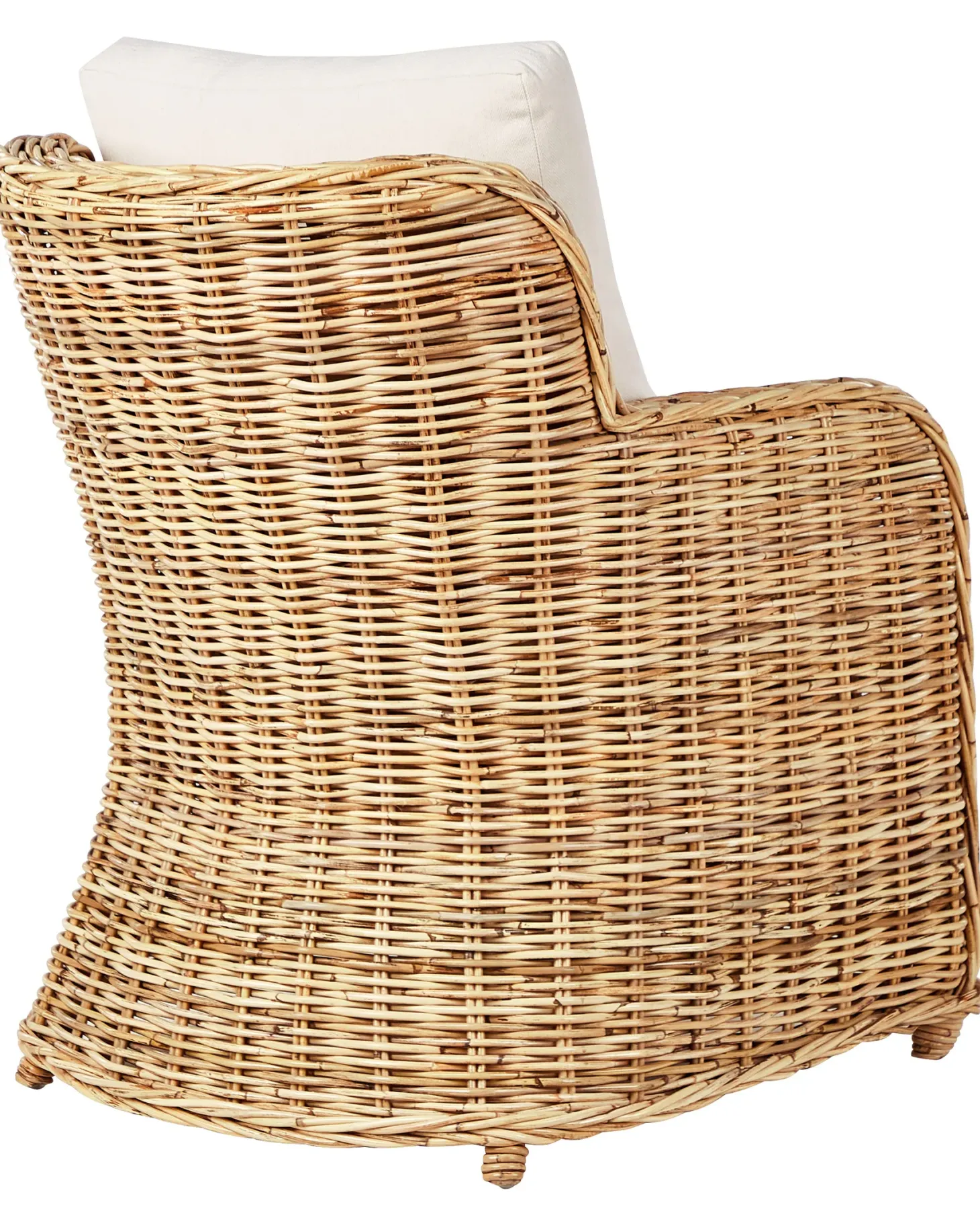 Zestaw ogrodowy dla 5 osób ALESSANO Naturalny Rattan