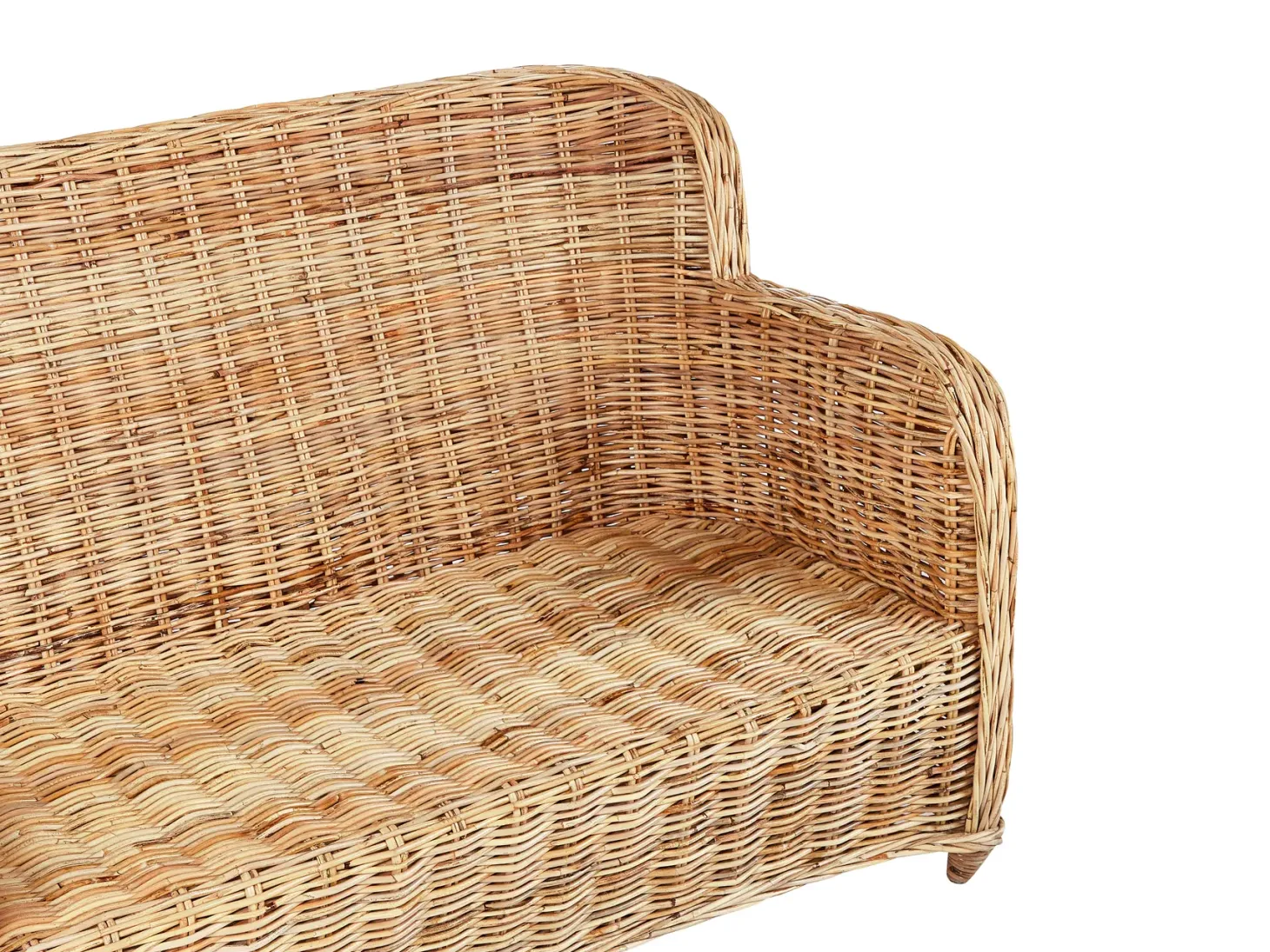 Zestaw ogrodowy dla 5 osób ALESSANO Naturalny Rattan
