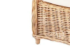 Zestaw ogrodowy dla 5 osób ALESSANO Naturalny Rattan