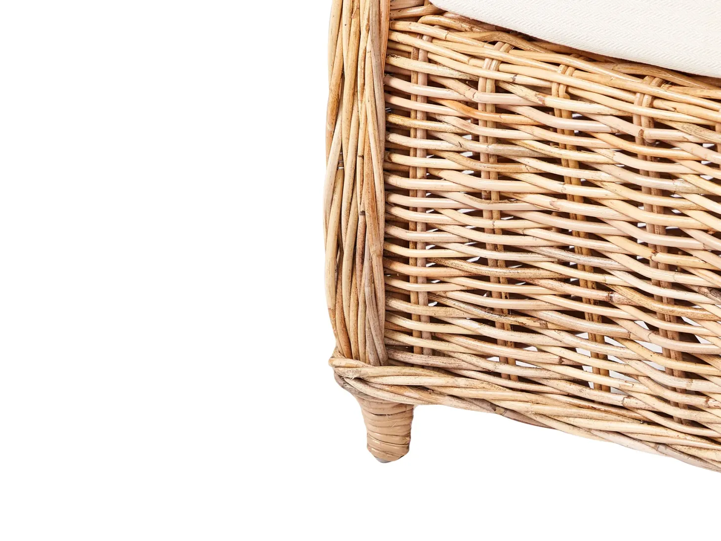 Zestaw ogrodowy dla 5 osób ALESSANO Naturalny Rattan