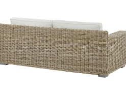 Zestaw ogrodowy dla 4 osób ARDEA Jasnobrązowy Rattan