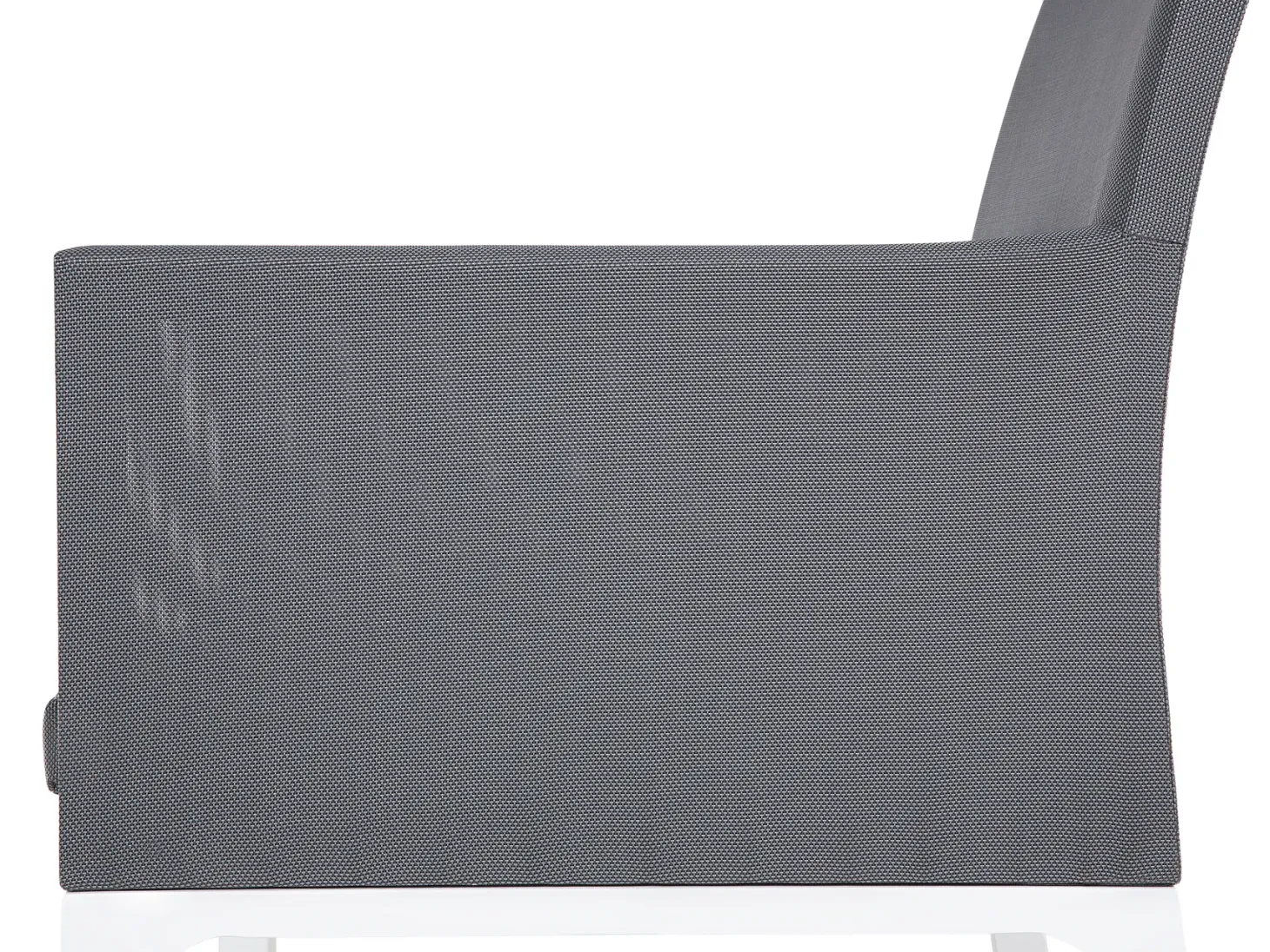 Zestaw ogrodowy dla 6 osób BACOLI Szary Metal z poduszkami