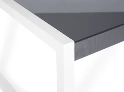 Zestaw ogrodowy dla 6 osób BACOLI Szary Metal z poduszkami