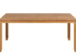 Zestaw ogrodowy dla 6 osób BARATTI Brązowy Drewno akacjowe