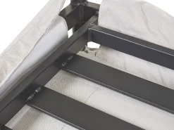 Zestaw ogrodowy dla 4 osób ESPERIA Szary Metal