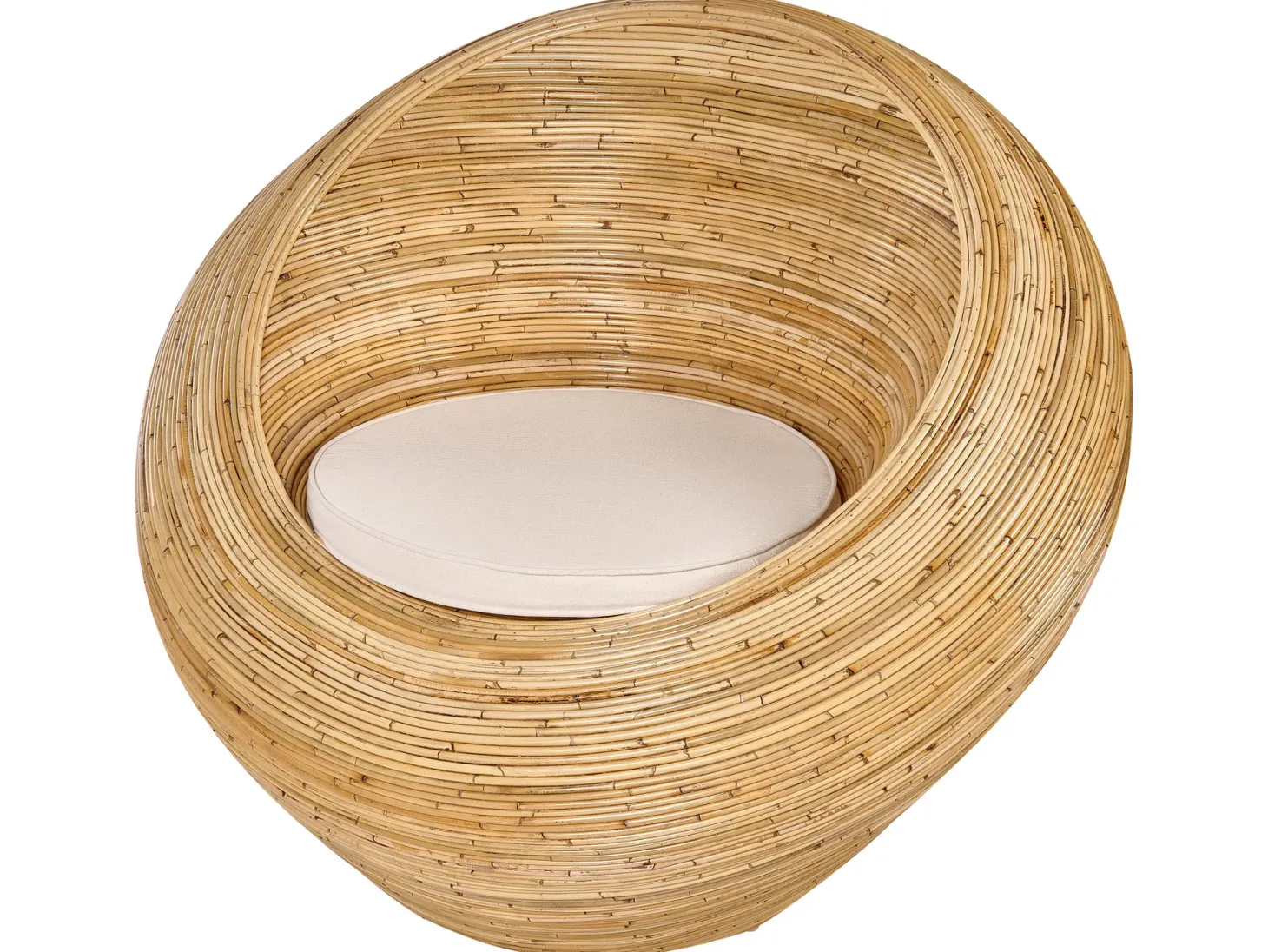 Zestaw ogrodowy dla 4 osób MAIORI Naturalny Rattan