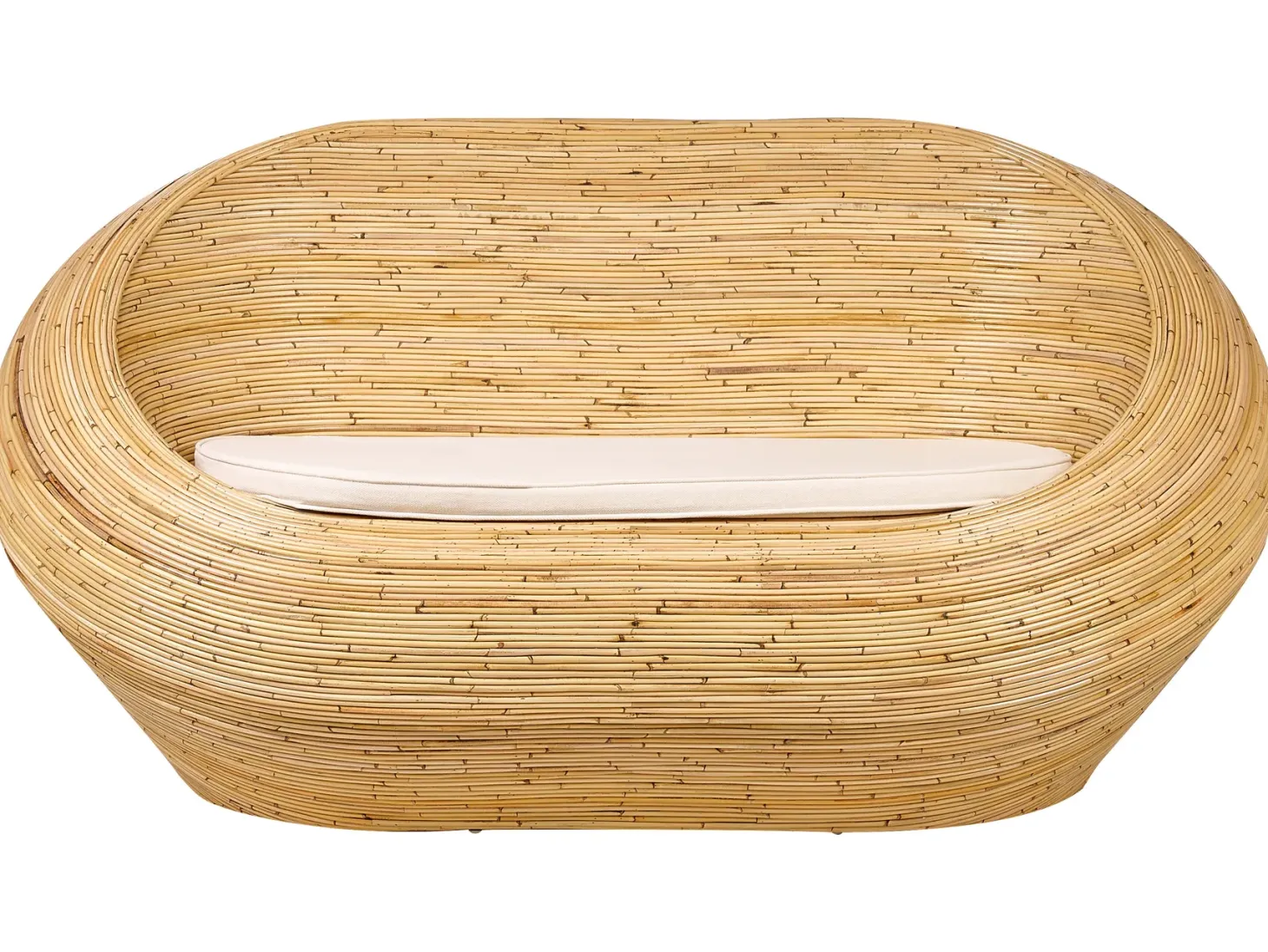Zestaw ogrodowy dla 4 osób MAIORI Naturalny Rattan