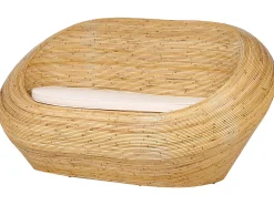 Zestaw ogrodowy dla 4 osób MAIORI Naturalny Rattan