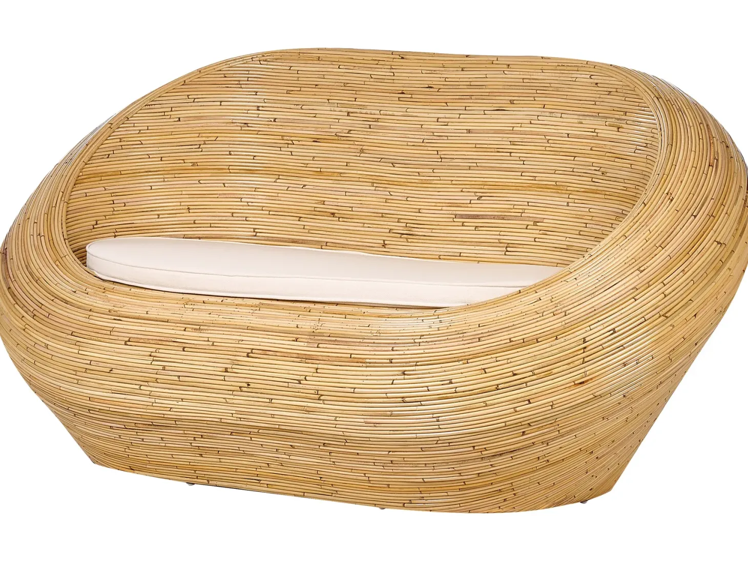 Zestaw ogrodowy dla 4 osób MAIORI Naturalny Rattan