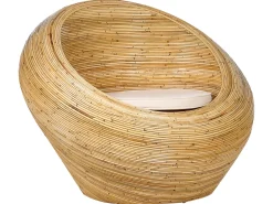 Zestaw ogrodowy dla 4 osób MAIORI Naturalny Rattan
