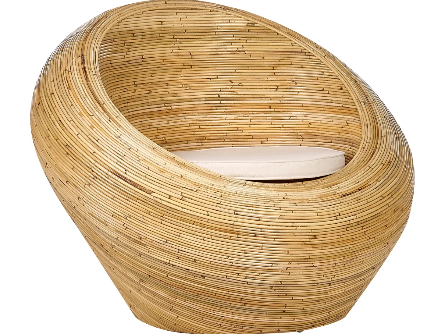 Zestaw ogrodowy dla 4 osób MAIORI Naturalny Rattan