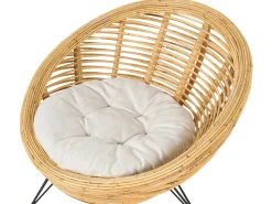 Zestaw ogrodowy dla 3 osób MARATEA Naturalny Rattan