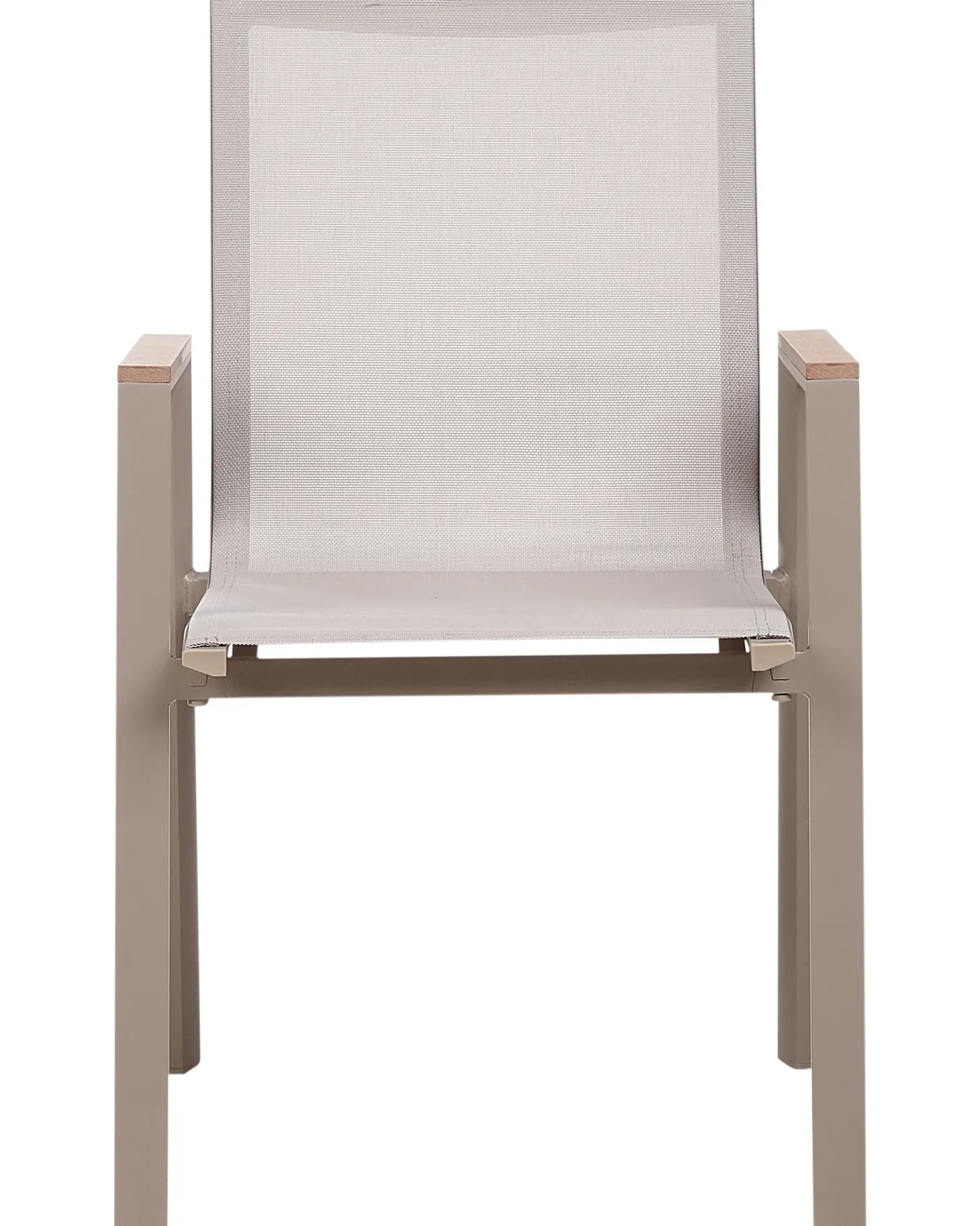 Zestaw ogrodowy dla 4 osób TIANO Szary Metal