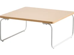 Zestaw ogrodowy dla 5 osób VENARIA Beżowy/ biały Metal ze stolikami