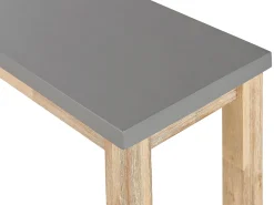 Zestaw ogrodowy z ławkami dla 6 osób OSTUNI Szary Beton