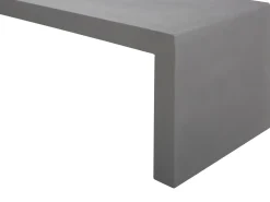 Zestaw ogrodowy z ławkami i stołkami dla 6 osób TARANTO Szary Beton