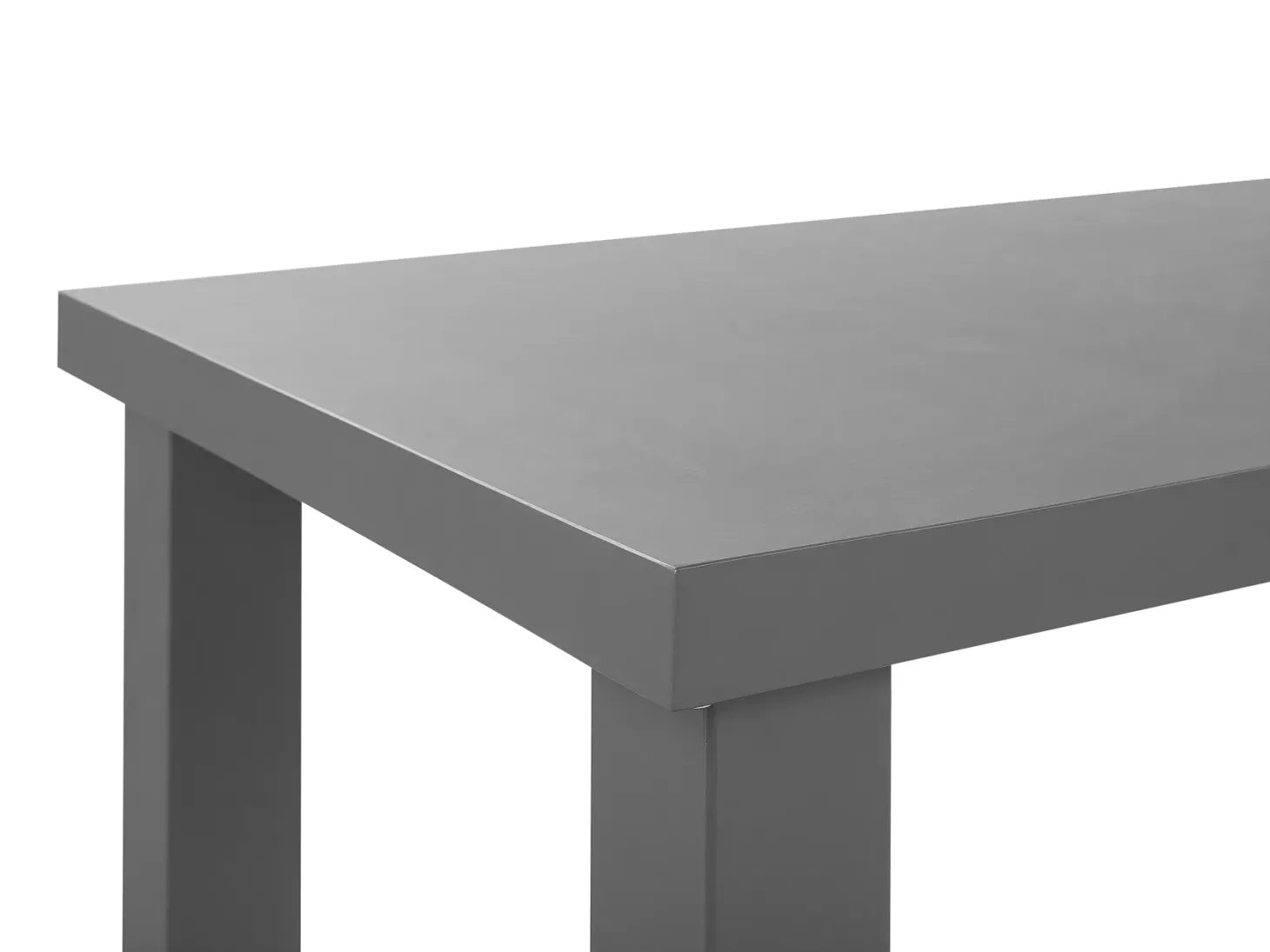 Zestaw ogrodowy ze stołkami dla 6 osób TARANTO Szary Beton