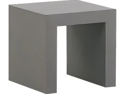 Zestaw ogrodowy ze stołkami dla 4 osób OLBIA/TARANTO Szary Beton