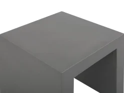 Zestaw ogrodowy ze stołkami dla 4 osób OLBIA/TARANTO Szary Beton