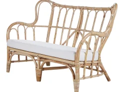 Zestaw ogrodowy ze stolikiem dla 4 osób BRINDISI Naturalny Rattan