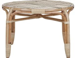 Zestaw ogrodowy ze stolikiem dla 4 osób BRINDISI Naturalny Rattan