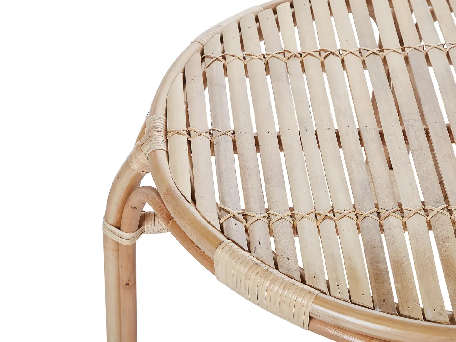 Zestaw ogrodowy ze stolikiem dla 4 osób BRINDISI Naturalny Rattan