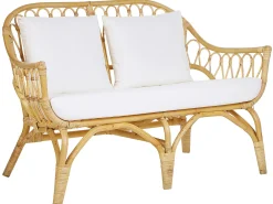 Zestaw ogrodowy ze stolikiem dla 4 osób SIBARI Naturalny Rattan