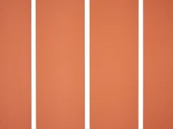 Zestaw ogrodowy ze stolikiem dla 2 osób TERRACINA Pomarańczowy Metal