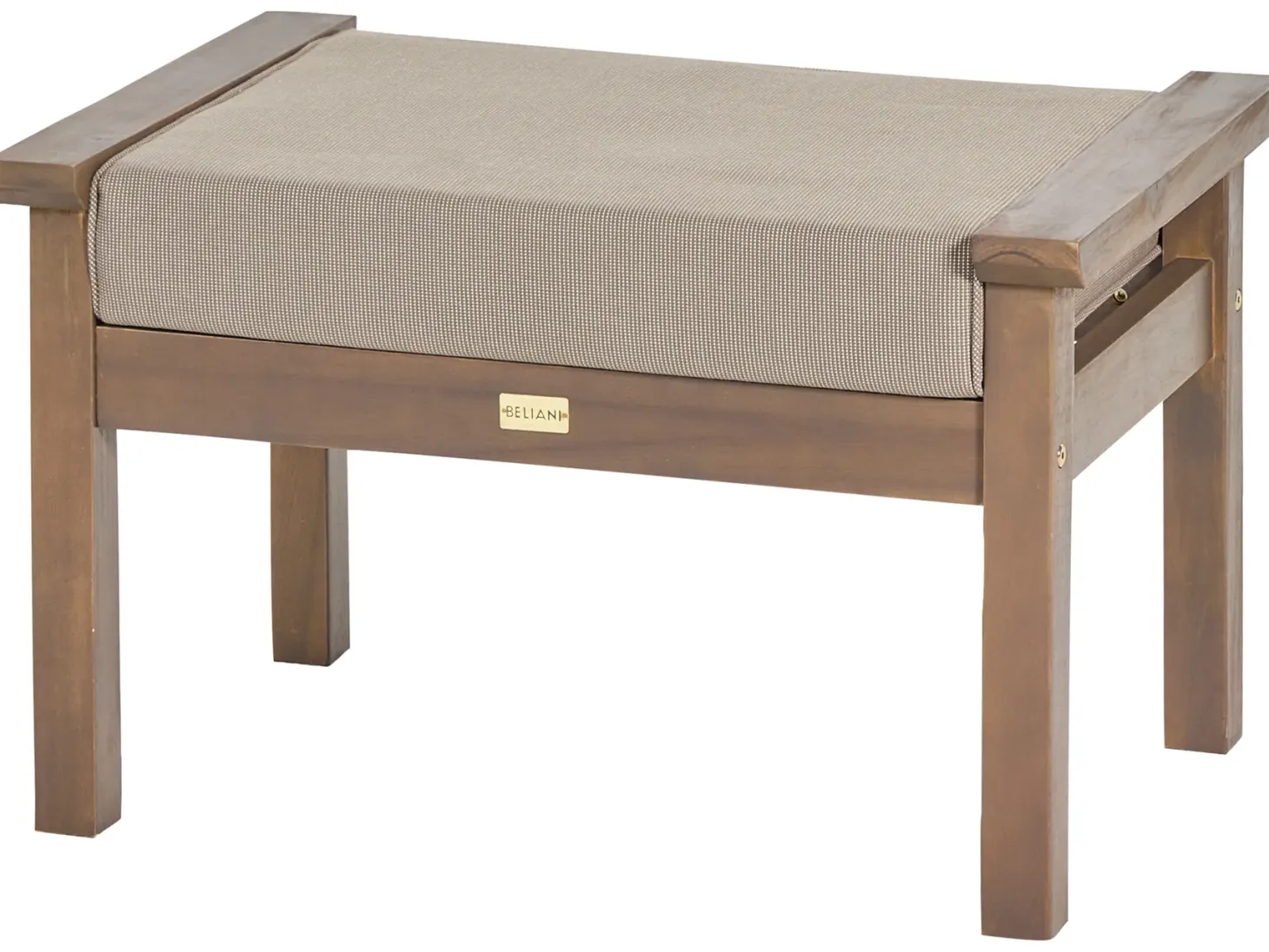 Zestaw ogrodowy ze stolikiem dla 4 osób MANILA Ciemnobrązowy Certyfikowane drewno akacjowe