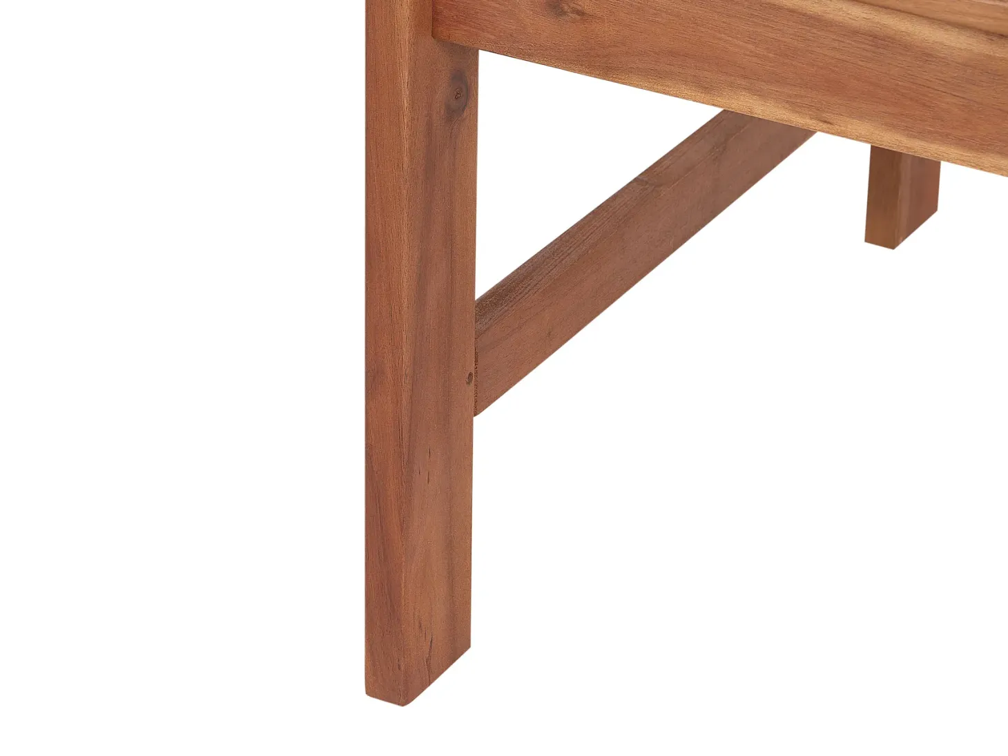 Zestaw ogrodowy ze stolikiem dla 4 osób ALTIDONA Złamana biel Drewno akacjowe