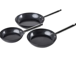 Zestaw 3 patelni ELITE PRO Czarny