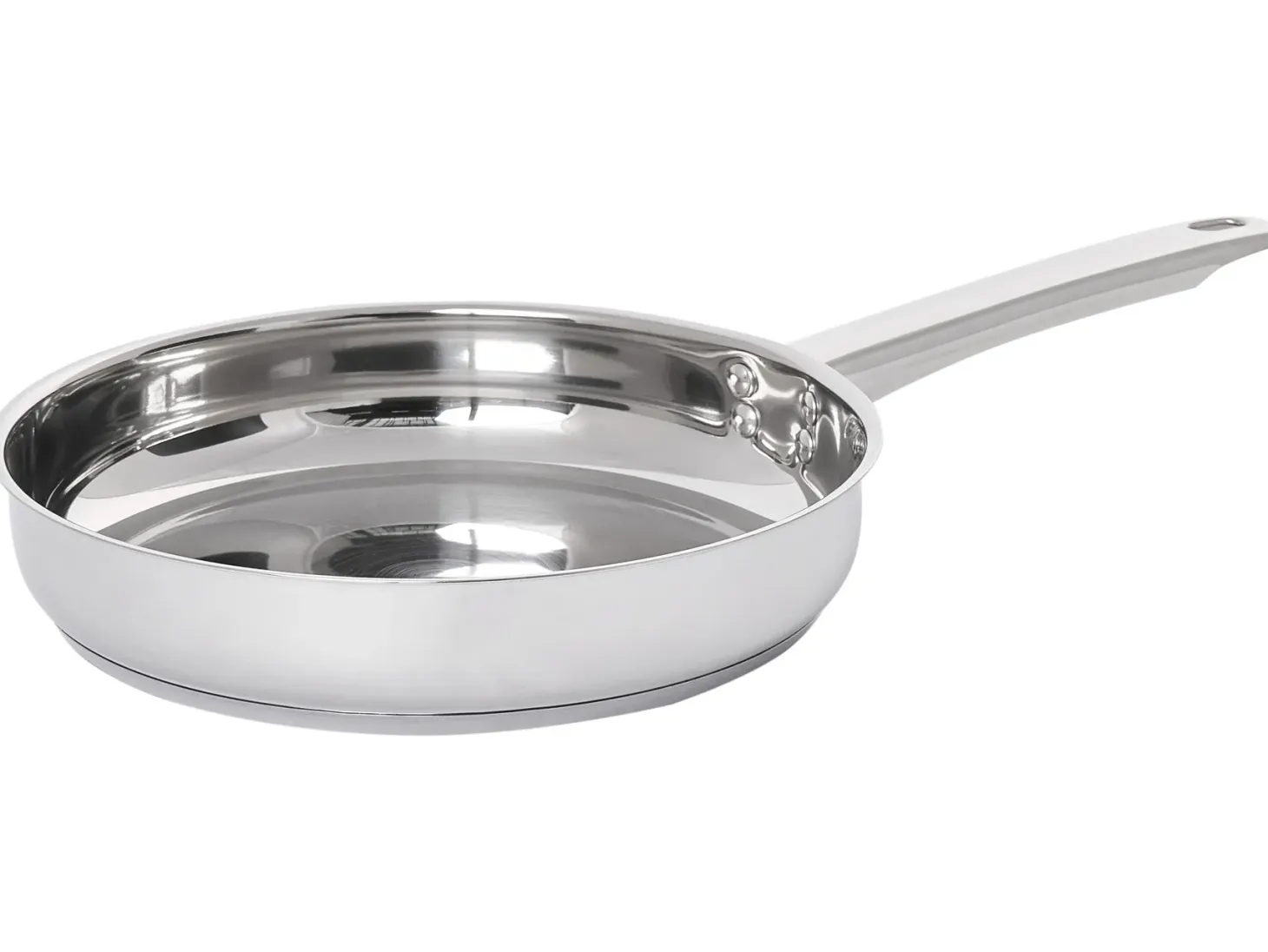 Zestaw 3 patelni PRIMECOOK Stal nierdzewna Srebrny