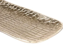Zestaw 2 pater dekoracyjnych BRANTAS Metal Złoty