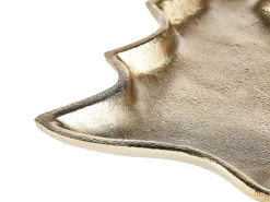 Zestaw 2 pater dekoracyjnych Choinka DURIAN Metal Złoty
