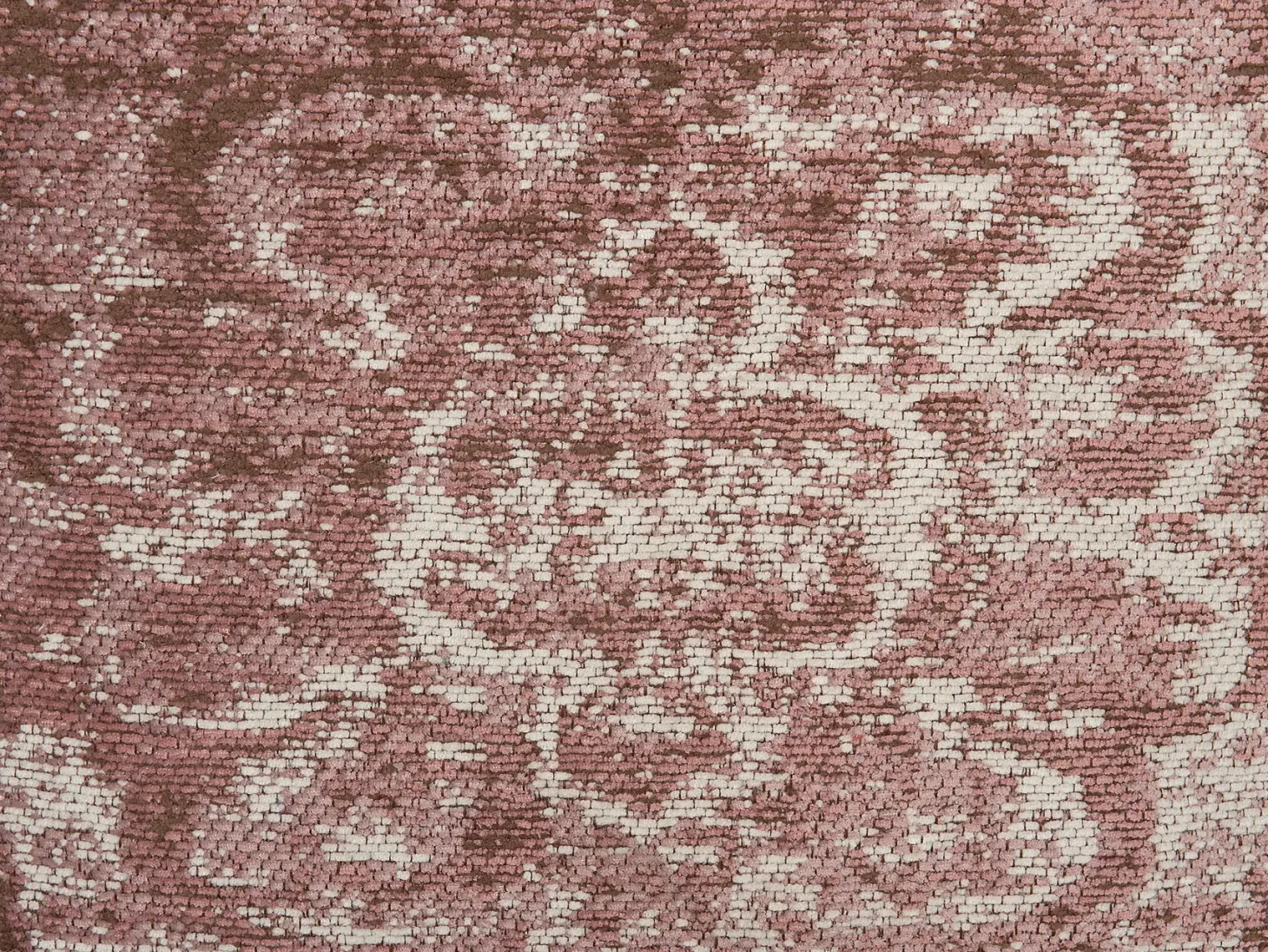 Zestaw 2 poduszek dekoracyjnych VAKAYAR Bawełna 45 x 45 cm Różowy Wzór kwiatowy