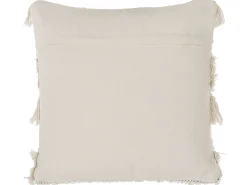 Zestaw 2 poduszek dekoracyjnych VILLUR Bawełna 45 x 45 cm Beżowy W paski