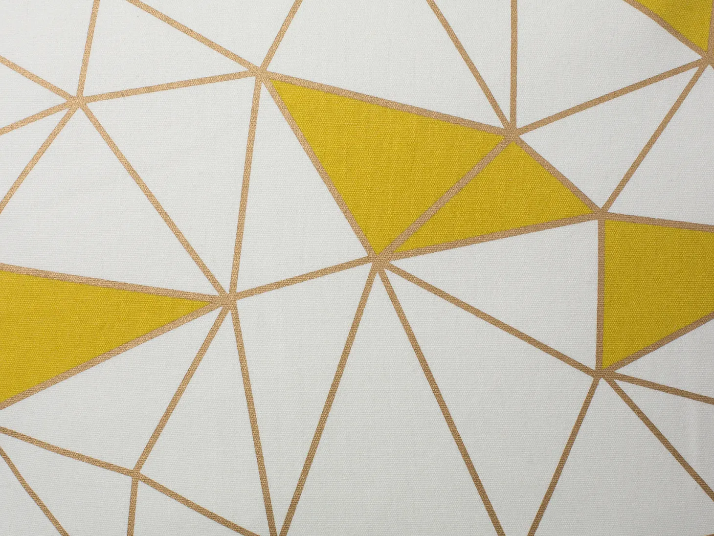 Zestaw 2 poduszek dekoracyjnych CLARKIA Bawełna 45 x 45 cm Żółty Wzór geometryczny