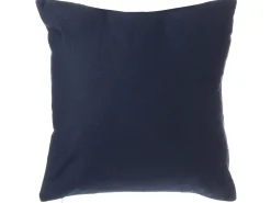 Zestaw 2 poduszek dekoracyjnych MUSCARI Bawełna 45 x 45 cm Żółty Niebieski Ikat