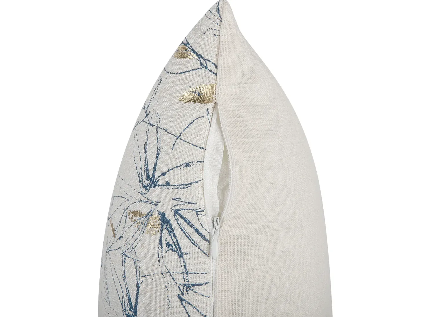 Zestaw 2 poduszek dekoracyjnych ARBOR 45 x 45 cm Beżowy Wzór kwiatowy