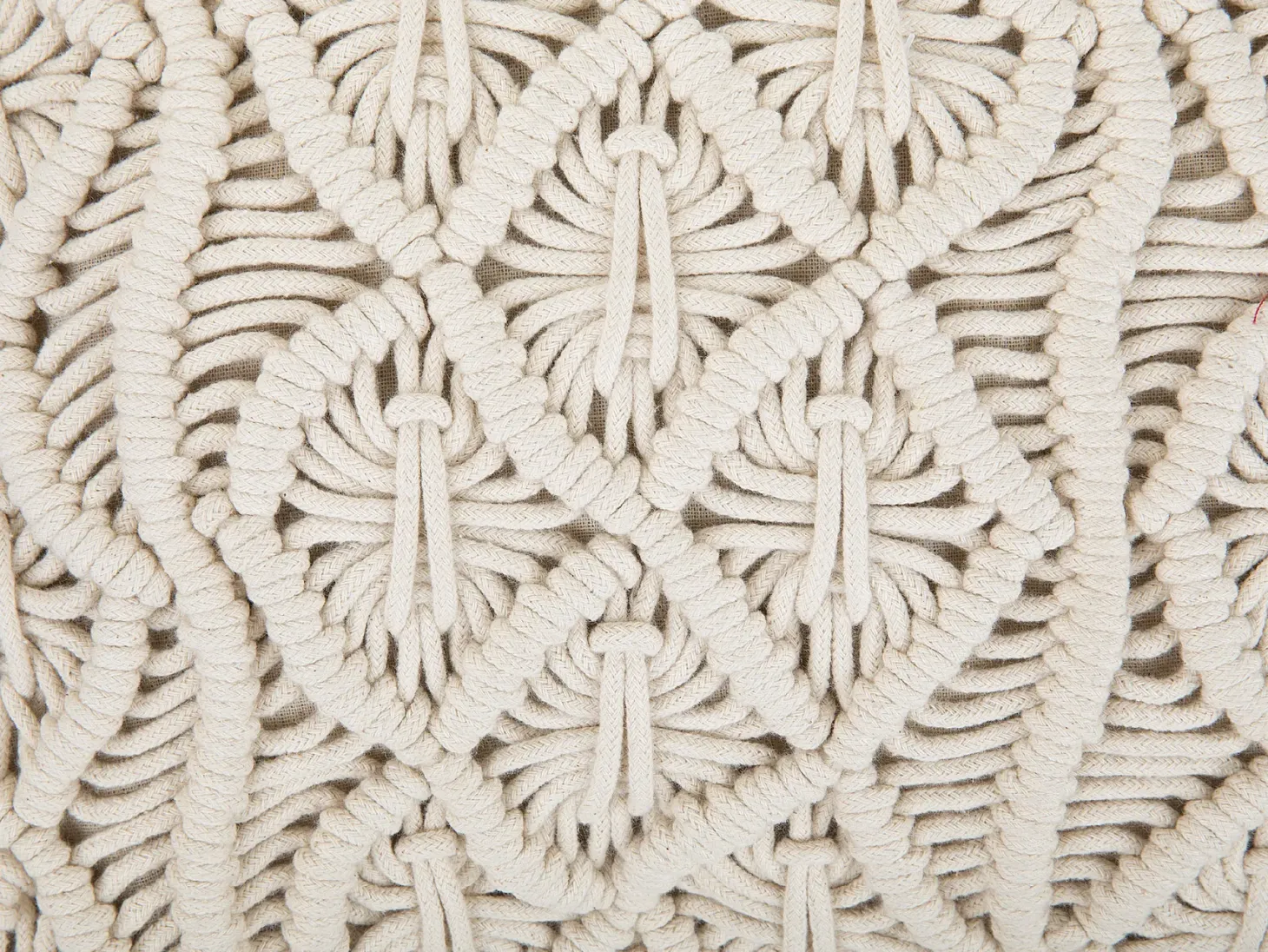 Zestaw 2 poduszek dekoracyjnych GOREME Bawełna 45 x 45 cm Jasnobeżowy Wzór geometryczny