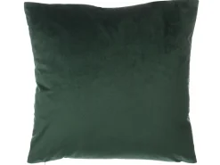 Zestaw 2 poduszek dekoracyjnych FREESIA Welur 45 x 45 cm Ciemnozielony Wzór roślinny