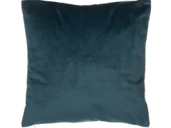 Zestaw 2 poduszek dekoracyjnych FREESIA Welur 45 x 45 cm Lazurowy Wzór roślinny