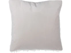 Zestaw 2 poduszek dekoracyjnych DAISY Sztuczne futro 45 x 45 cm Jasnobeżowy Jednolity