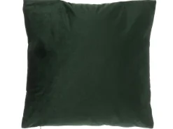 Zestaw 2 poduszek dekoracyjnych FERN Welur 45 x 45 cm Ciemnozielony Wzór roślinny